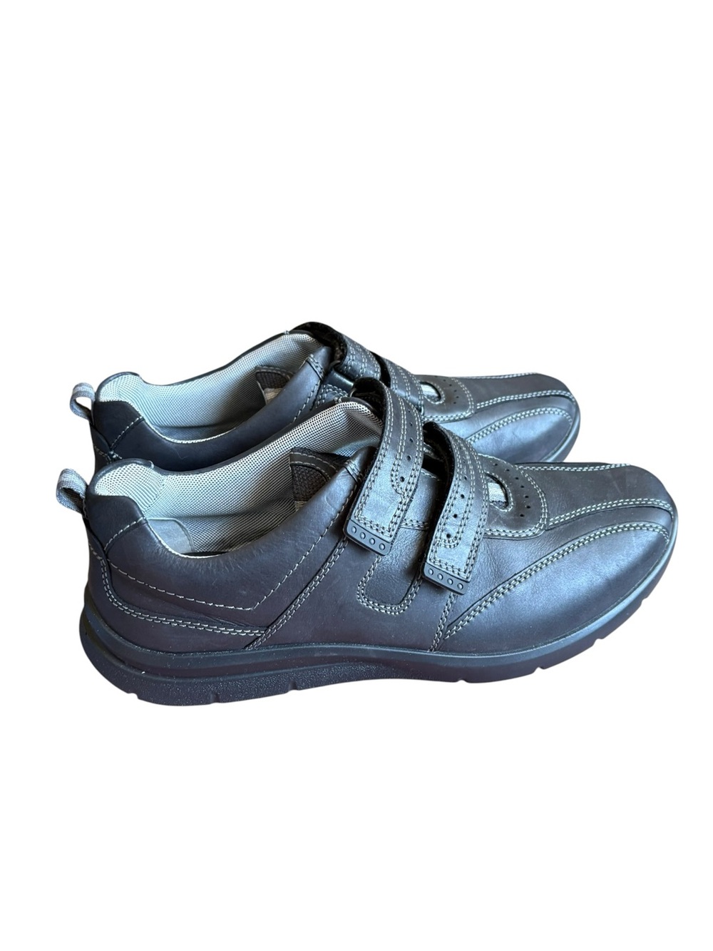 Hotter Men's Energise Sneakers black leather size 11